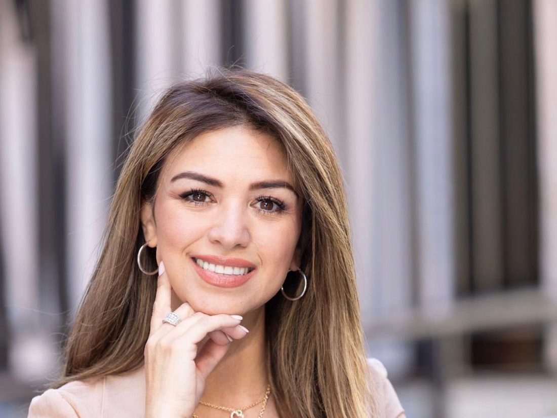 Gabby Lucero prepares immigration forms